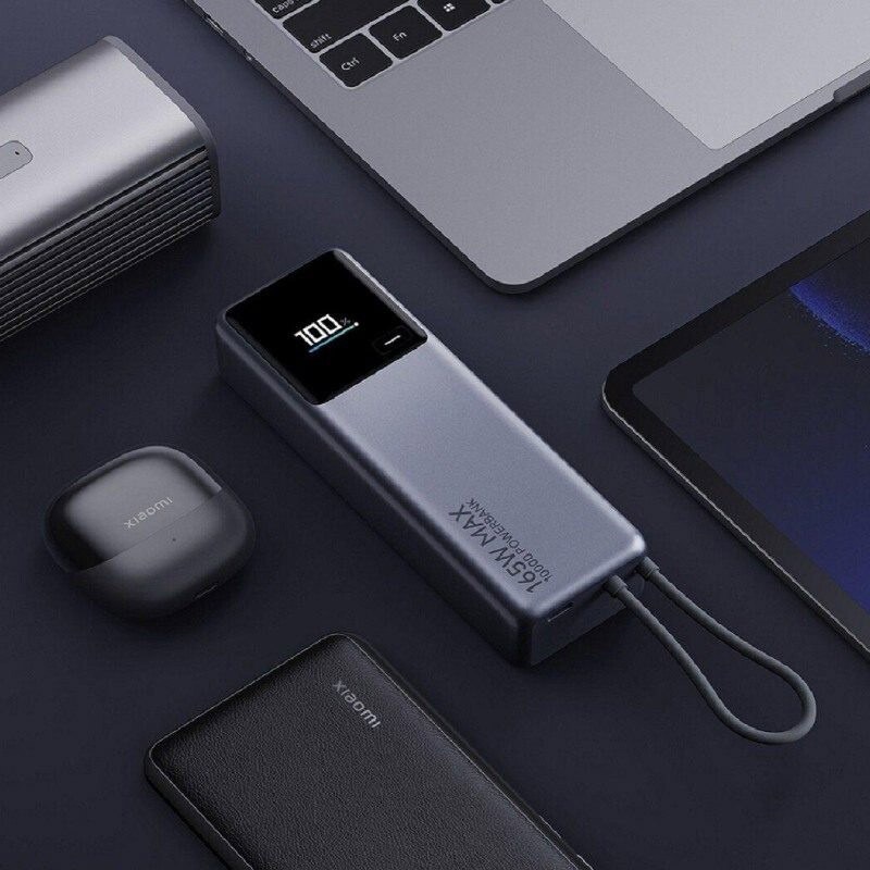 پاور بانک فست شارژ شیائومی PB1165MI QC3.0 PD 120W ظرفیت 10000 میلی آمپر ساعت