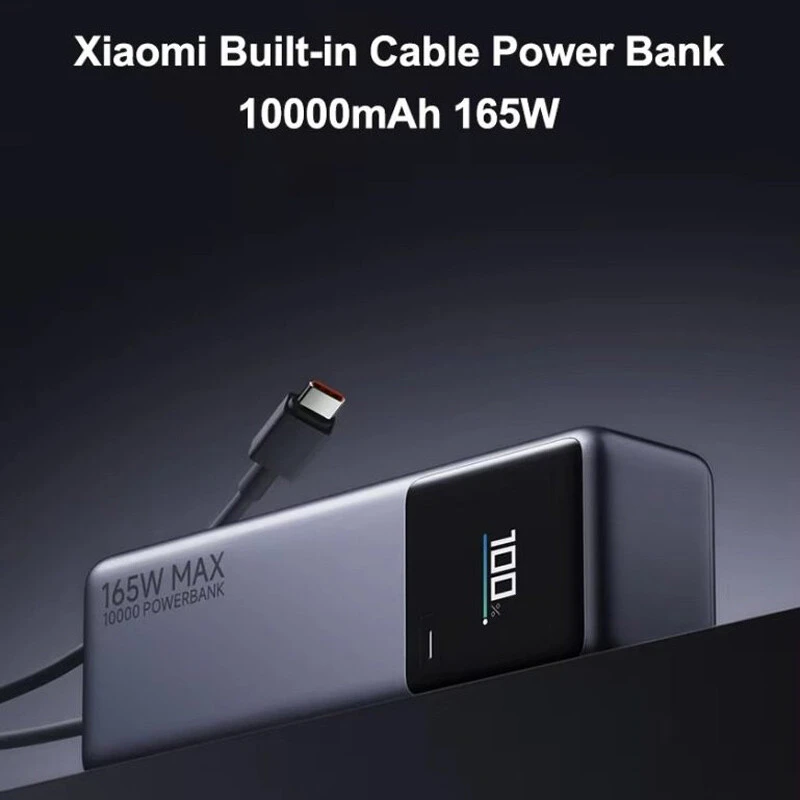 پاور بانک فست شارژ شیائومی PB1165MI QC3.0 PD 120W ظرفیت 10000 میلی آمپر ساعت
