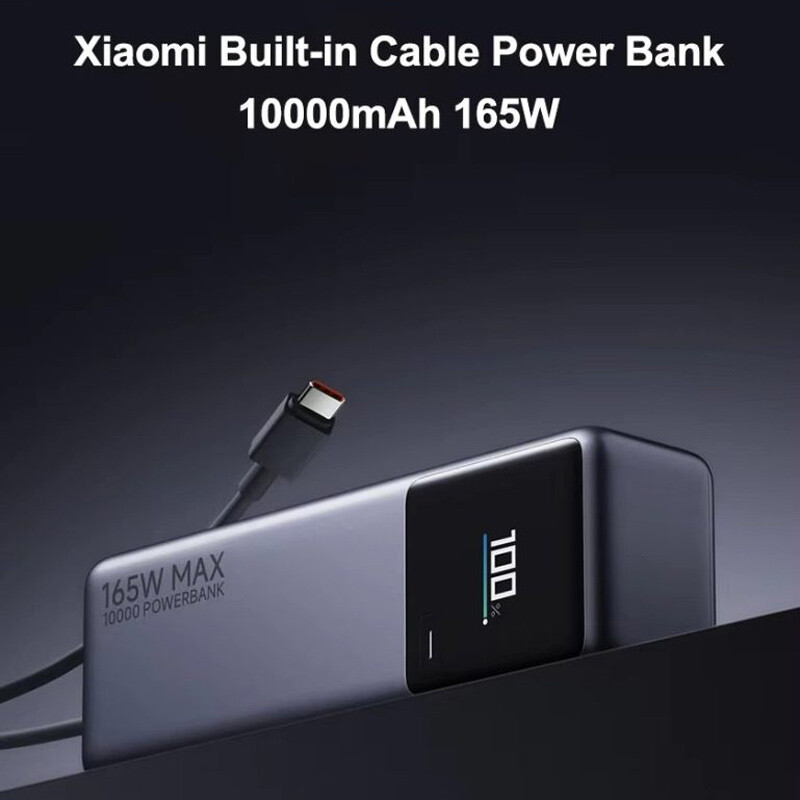 پاور بانک فست شارژ شیائومی PB1165MI QC3.0 PD 120W ظرفیت 10000 میلی آمپر ساعت