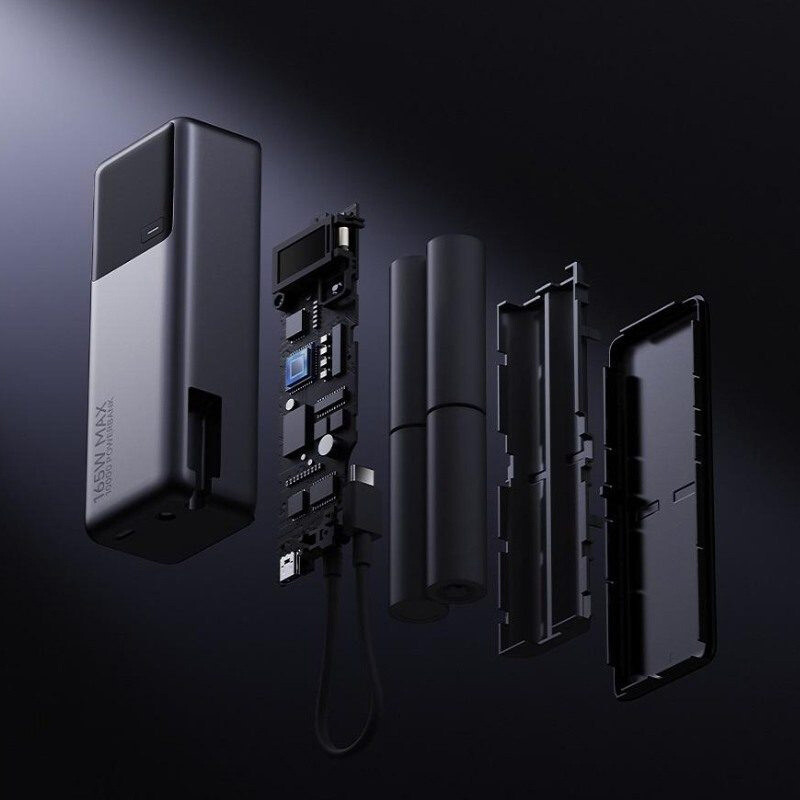 پاور بانک فست شارژ شیائومی PB1165MI QC3.0 PD 120W ظرفیت 10000 میلی آمپر ساعت