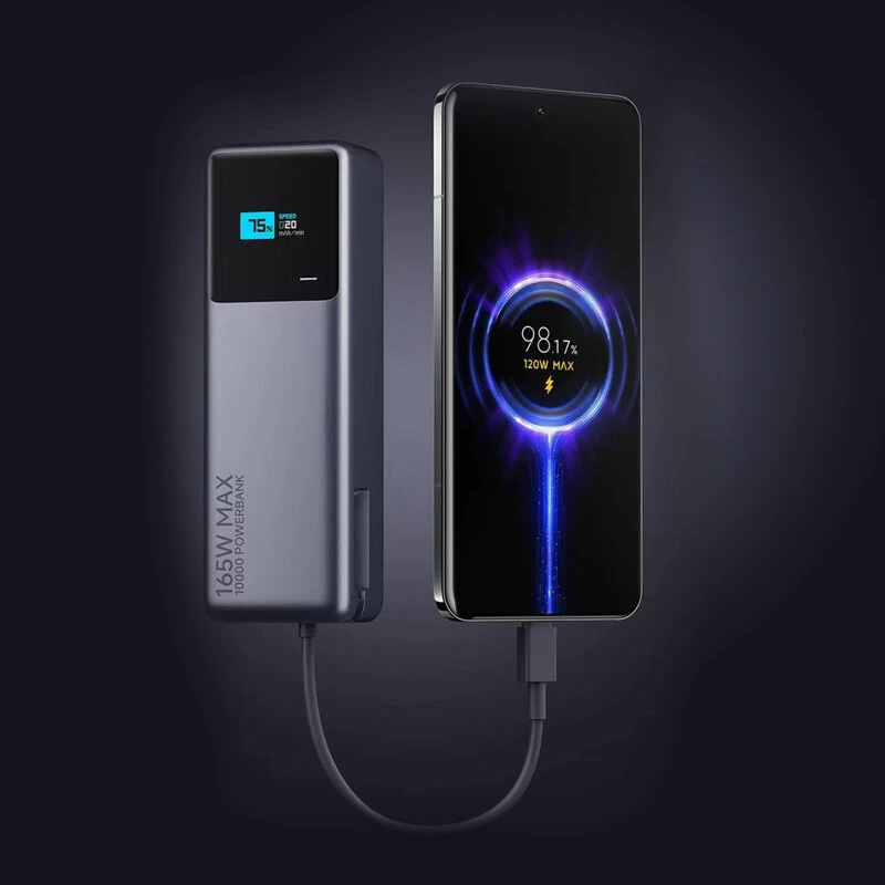 پاور بانک فست شارژ شیائومی PB1165MI QC3.0 PD 120W ظرفیت 10000 میلی آمپر ساعت