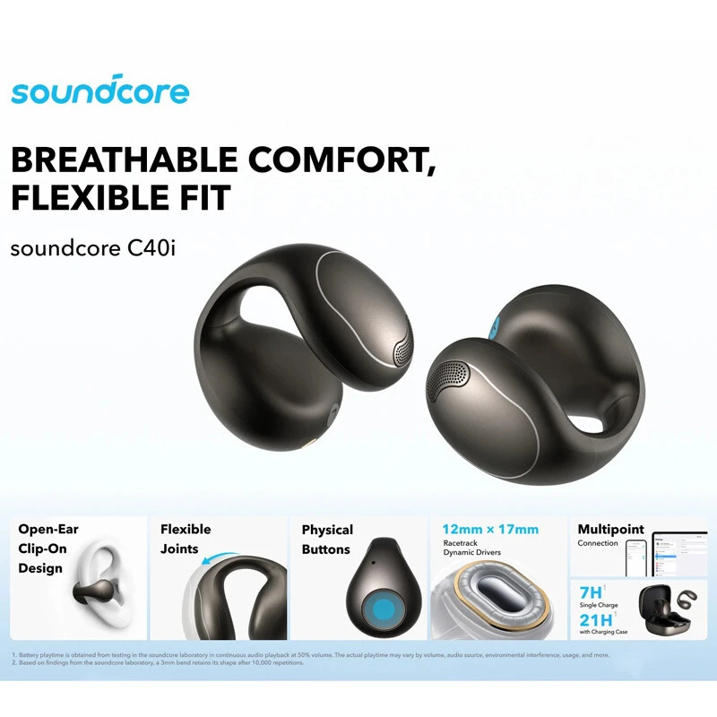 هندزفری بلوتوثی انکر Soundcore C40i A3331