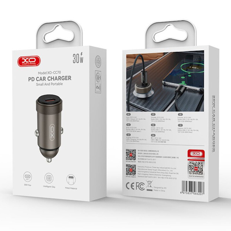 شارژر فندکی 30 وات ایکس او XO-CC70