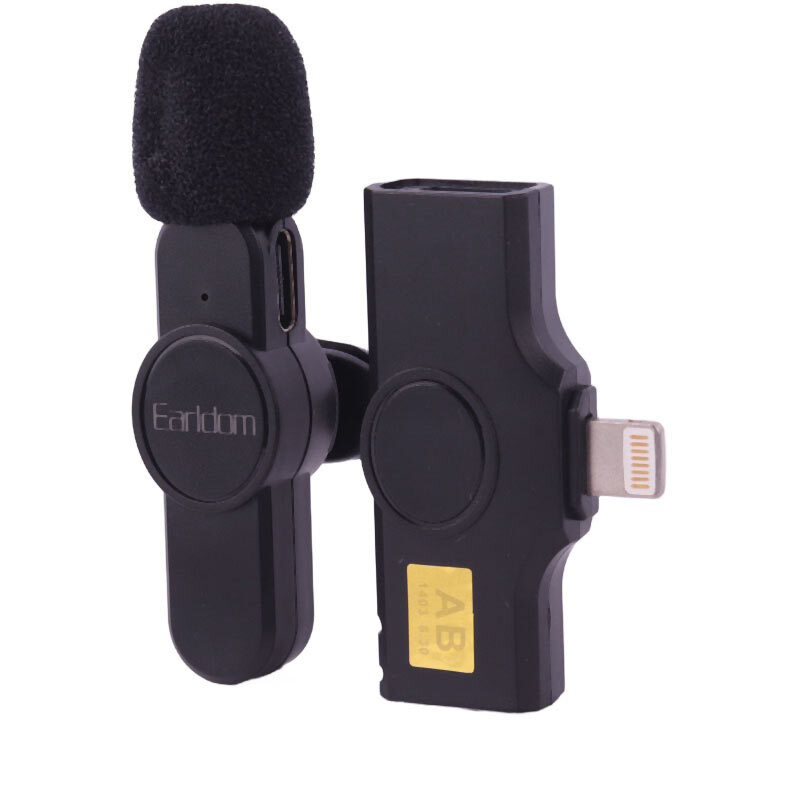 میکروفون یقه ای بی سیم Earldom ET-MC3L Lightning