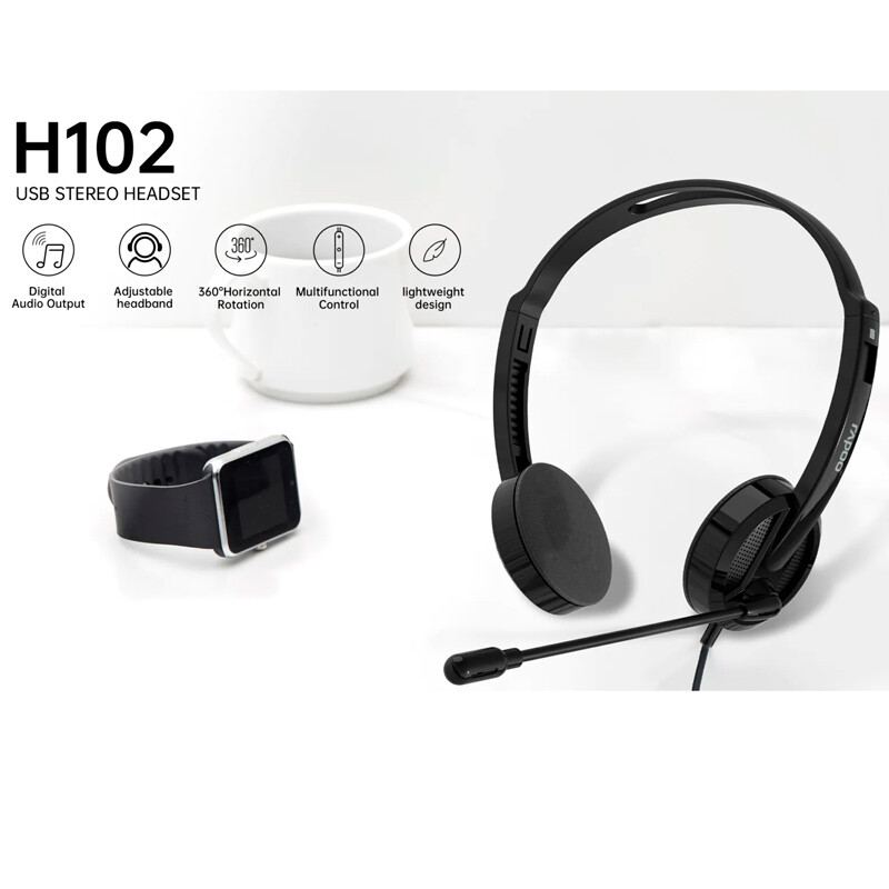 هدست سیم دار Rapoo H102