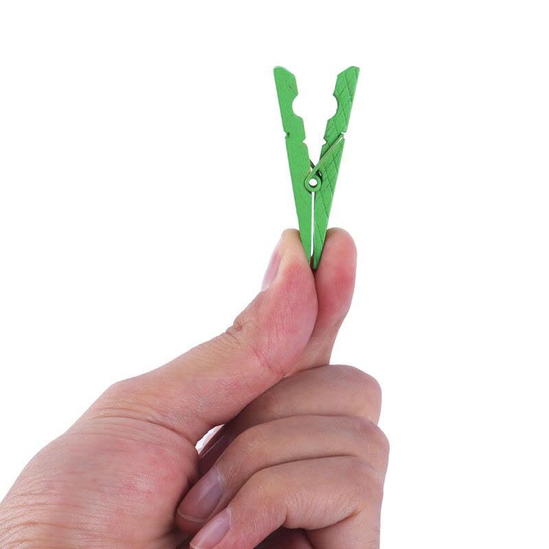 گیره چوبی بزرگ بسته 24 عددی