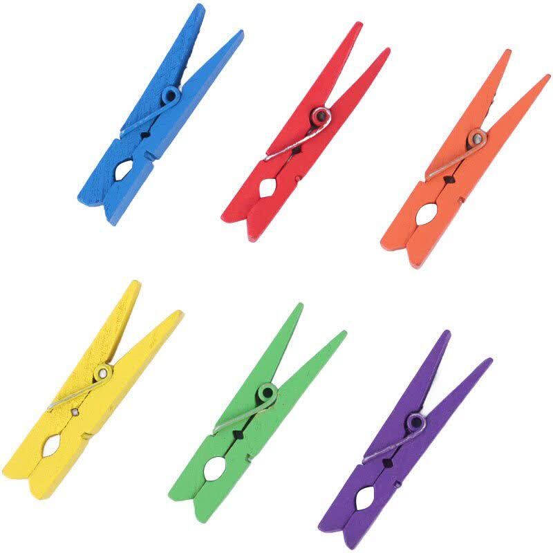 گیره چوبی بزرگ بسته 24 عددی