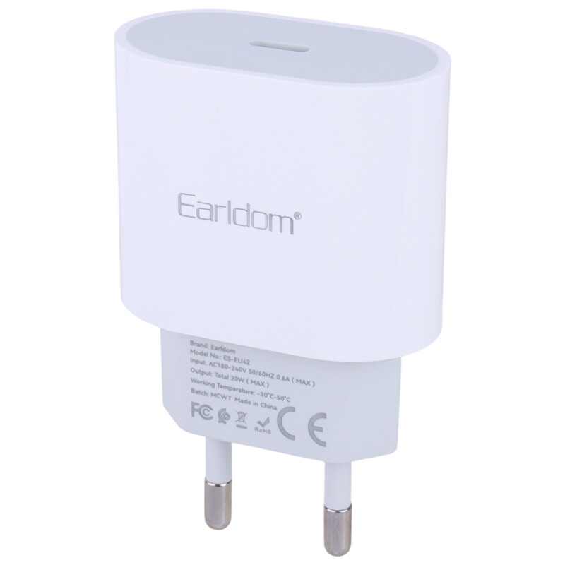 شارژر دیواری 20 وات ارلدام ES-EU42 PD