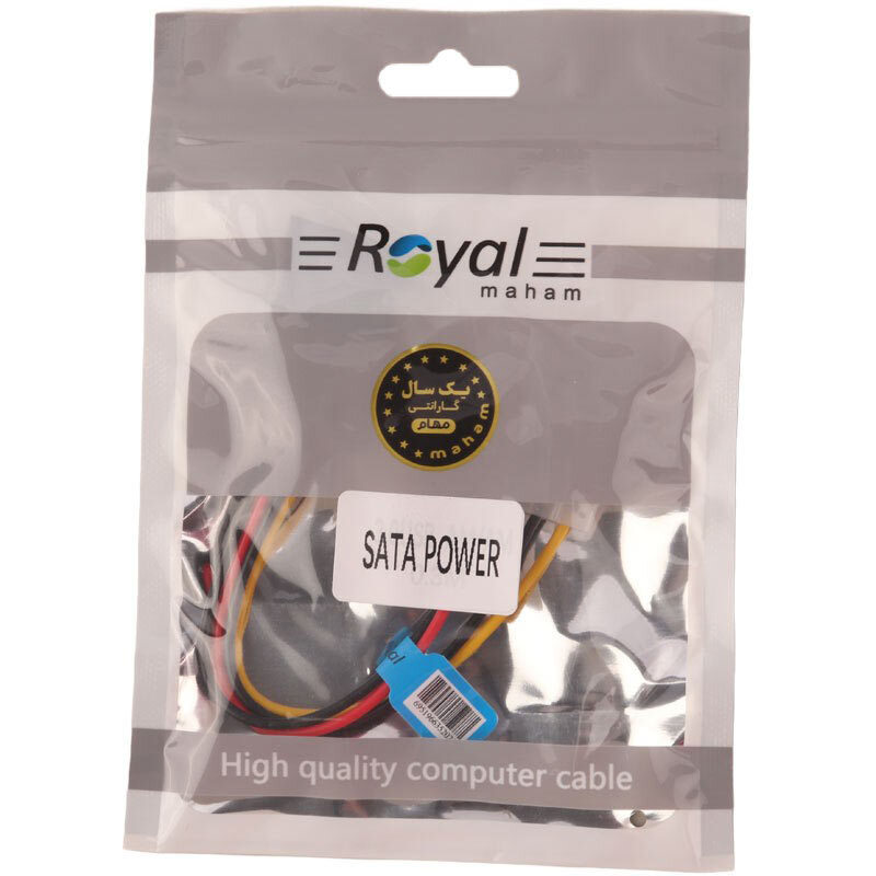 کابل برق ساتا Royal 18CM کد 1