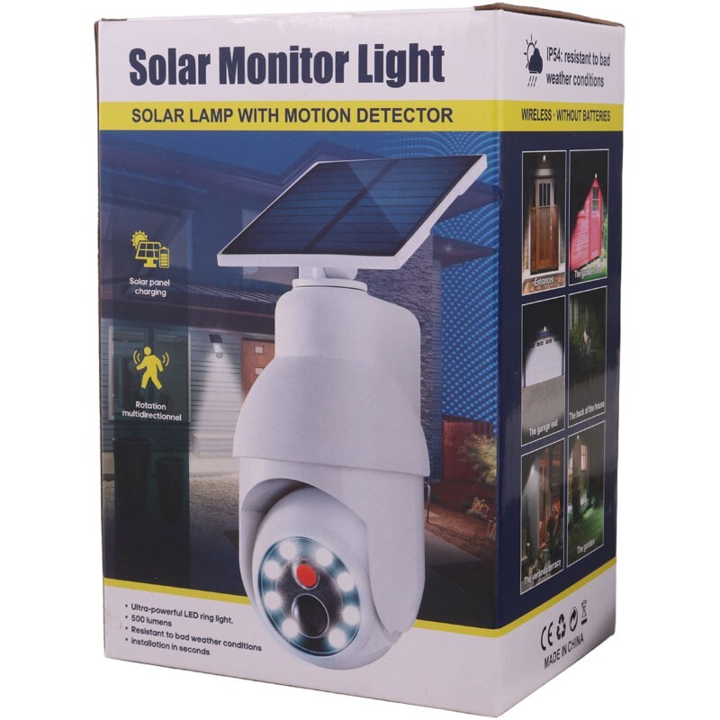 چراغ دیواری سنسوردار خورشیدی Solar Monitor Light