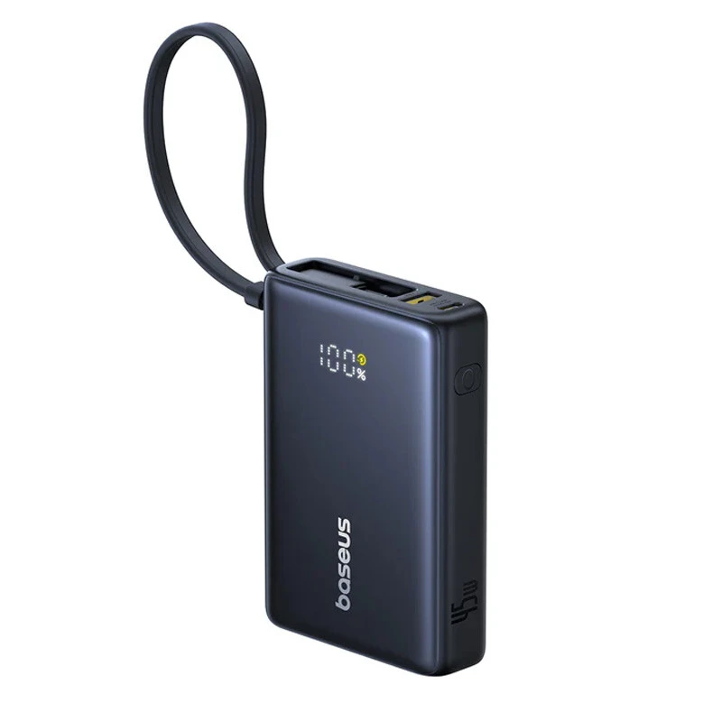 پاور بانک فست شارژ باسئوس PicoGo P10076803213 PD 45W ظرفیت 10000 میلی آمپر ساعت