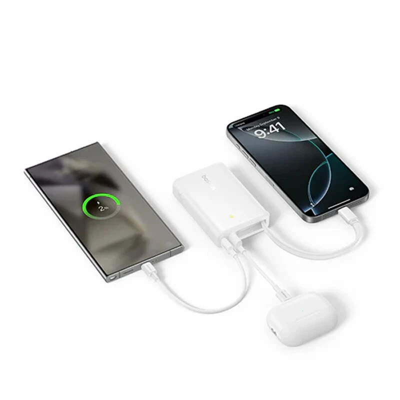 پاور بانک فست شارژ باسئوس PicoGo P10076803213 PD 45W ظرفیت 10000 میلی آمپر ساعت