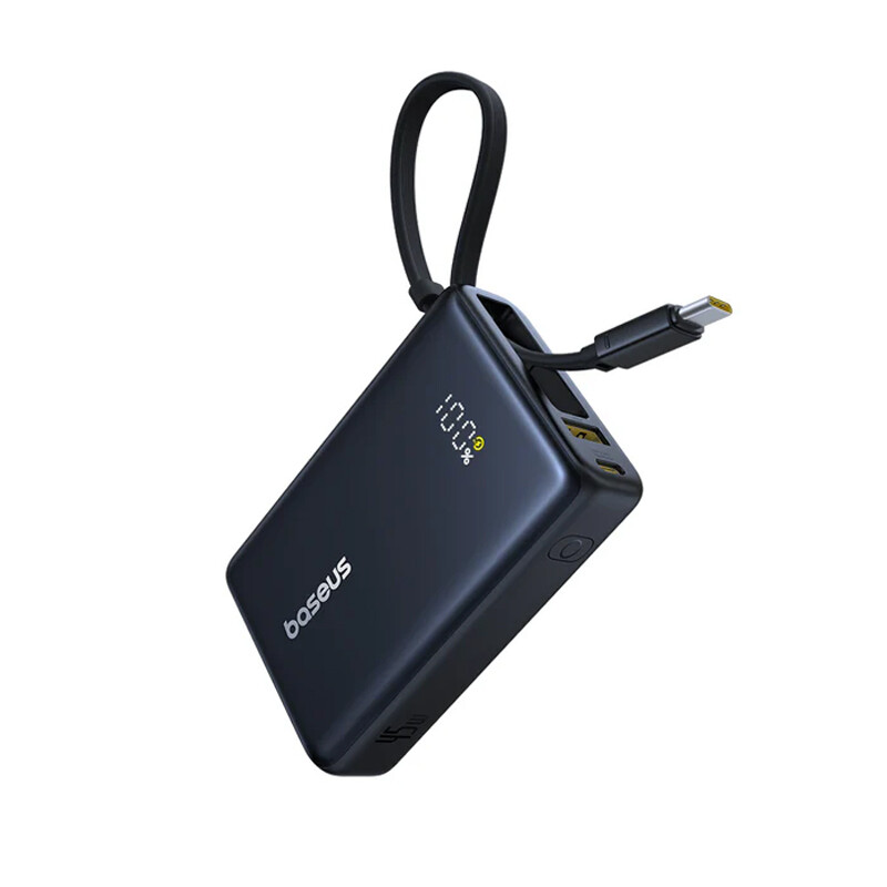 پاور بانک فست شارژ باسئوس PicoGo P10076803213 45W ظرفیت 10000 میلی آمپر ساعت