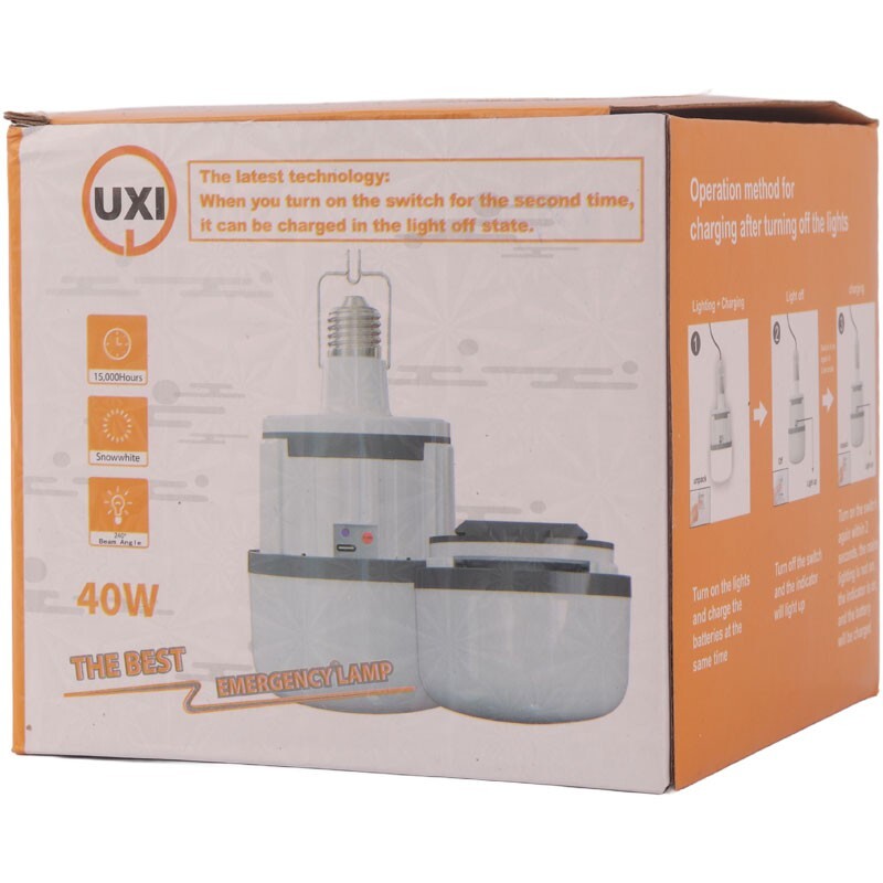 لامپ شارژی 40 وات UXI ZY-BL-699