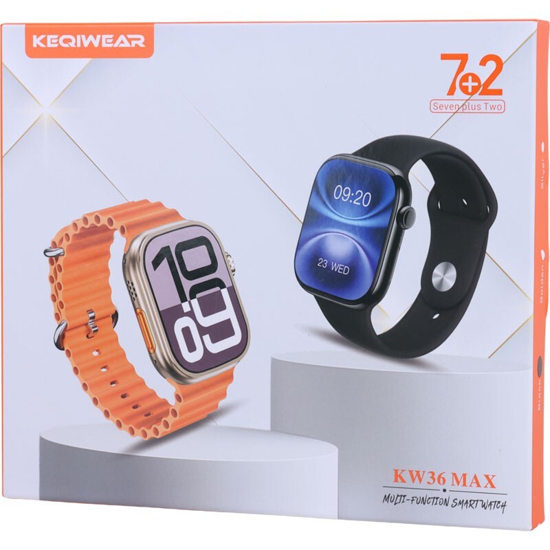 پک دو عددی ساعت هوشمند کیگی ویر KW36 MAX