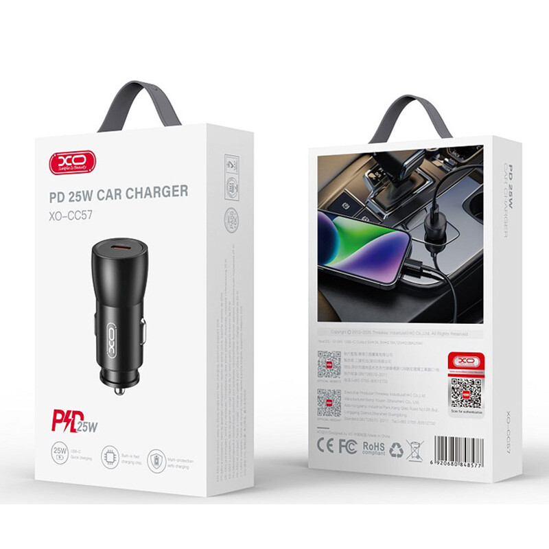 شارژر فندکی 25 وات ایکس او XO-CC57