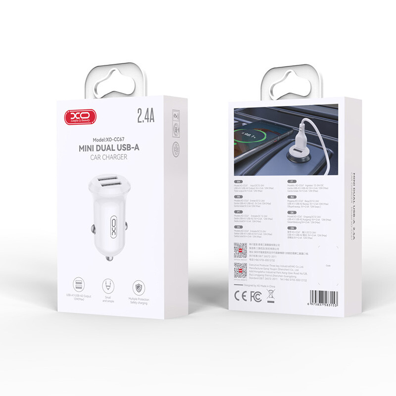 شارژر فندکی 12 وات ایکس او XO-CC67