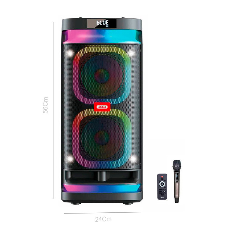 اسپیکر چمدانی بلوتوثی ایکس او XO-F58 + میکروفون و ریموت کنترل