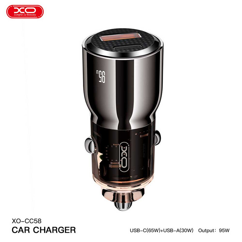 شارژر فندکی 65 وات ایکس او XO-CC58