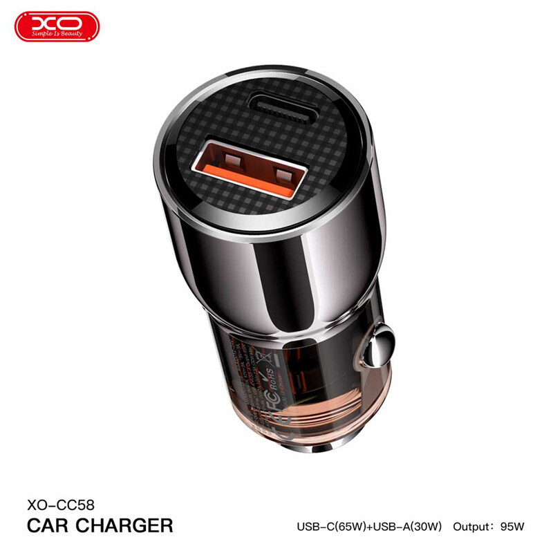 شارژر فندکی 65 وات ایکس او XO-CC58