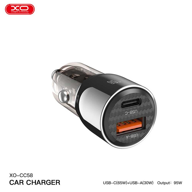 شارژر فندکی 65 وات ایکس او XO-CC58