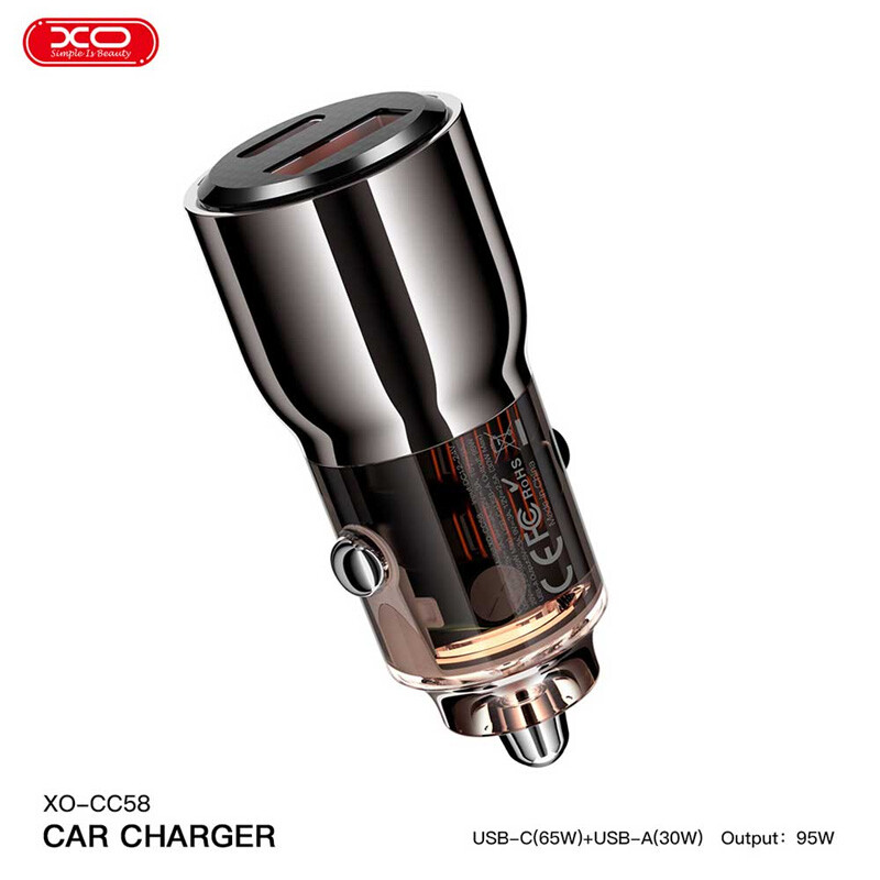 شارژر فندکی 65 وات ایکس او XO-CC58