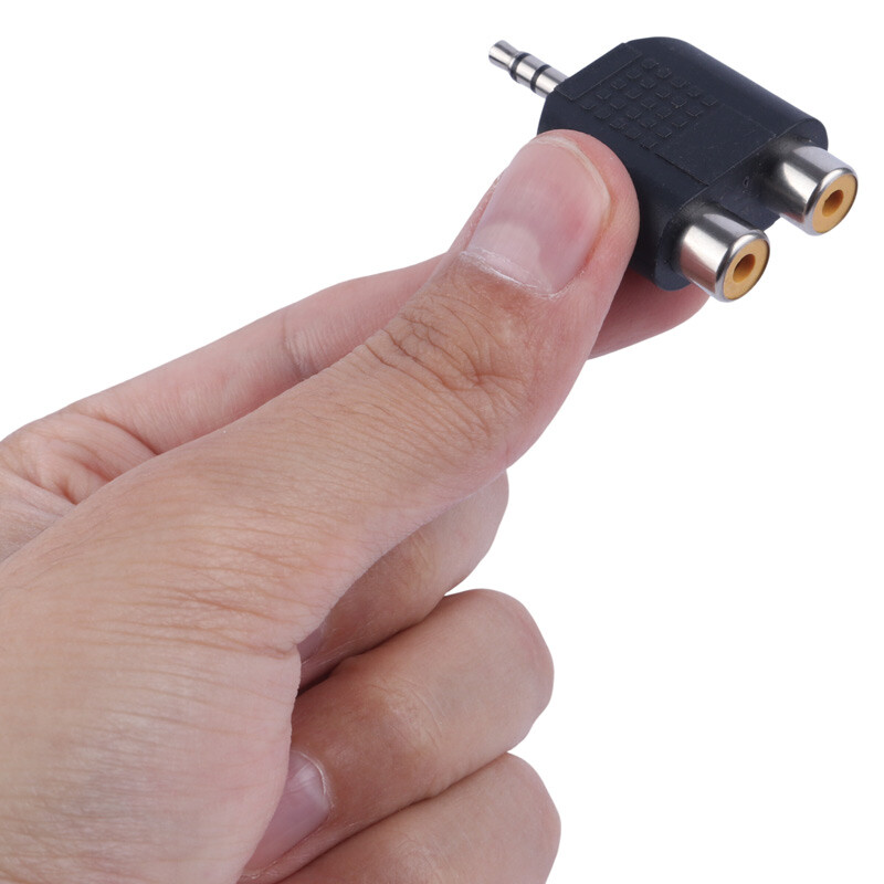 تبدیل 2 به 1 صدا RCA به AUX