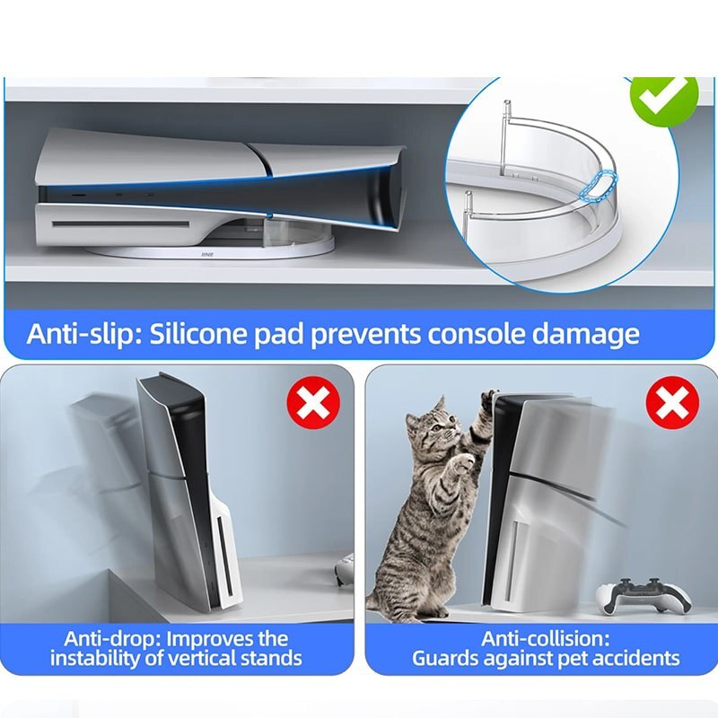 پایه نگهدارنده افقی IINE L985 PS5/PS5 Slim