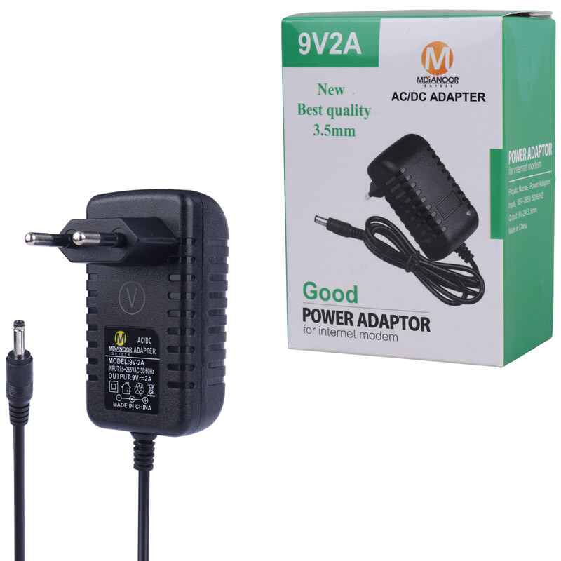 آداپتور برق Mdianoor SH1059 9V 2A