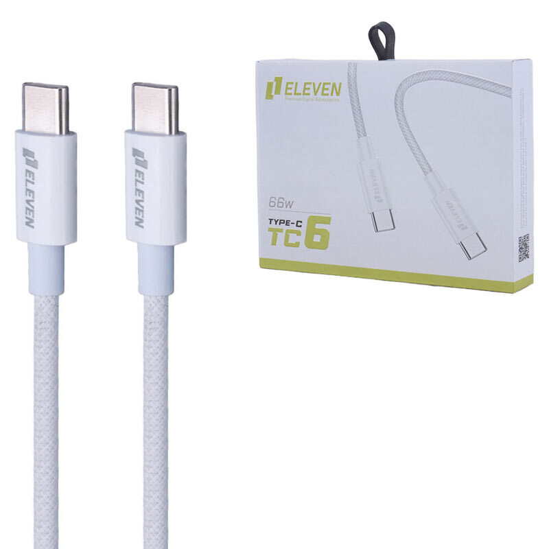 کابل دو سر تایپ سی 66 وات ایلون TC6 طول 1 متر