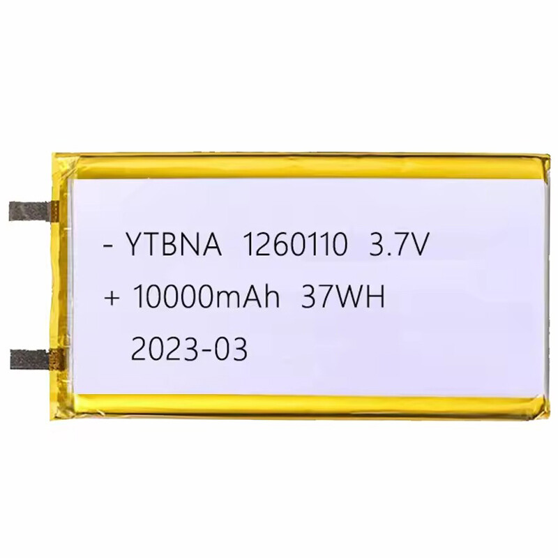 باتری لیتیوم پاوربانک 10000mAh 12*59*110mm 1260110