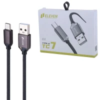 کابل تایپ سی فست شارژ 6 آمپر ایلون TC7 طول 1 متر