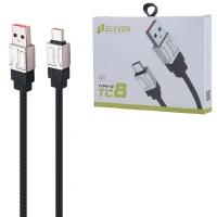 کابل تایپ سی فست شارژ 6 آمپر ایلون TC8 طول 1 متر