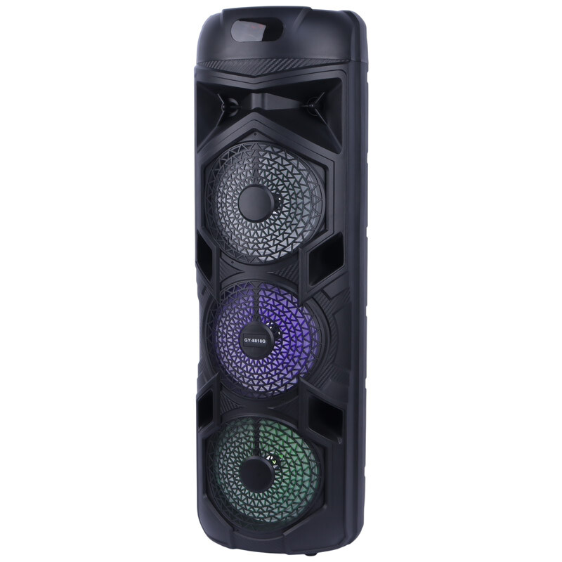 اسپیکر چمدانی بلوتوثی GY-8818G + میکروفون و ریموت کنترل