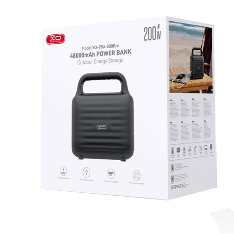 پاور بانک فست شارژ ایکس او XO-PSA-200Pro PD 60W ظرفیت 48000 میلی آمپر ساعت