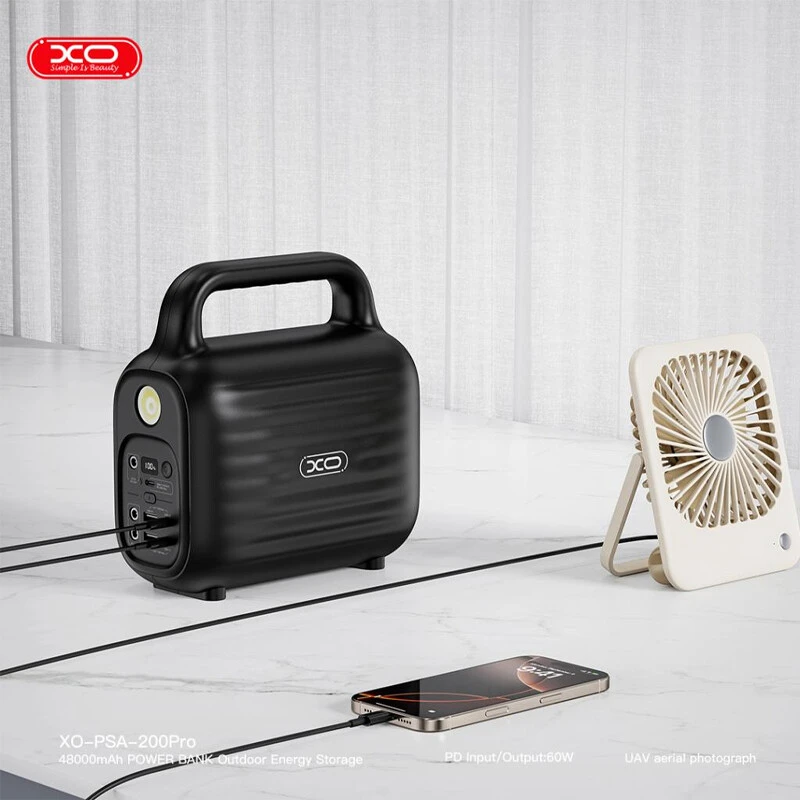 پاور بانک فست شارژ ایکس او XO-PSA-200Pro PD 60W ظرفیت 48000 میلی آمپر ساعت