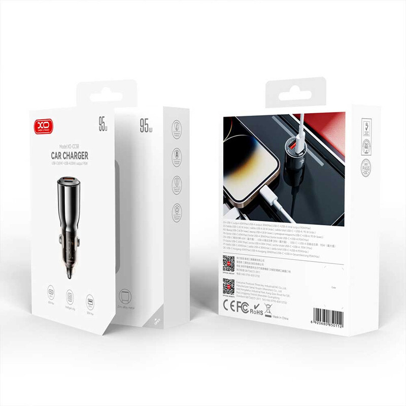 شارژر فندکی 65 وات ایکس او XO-CC58