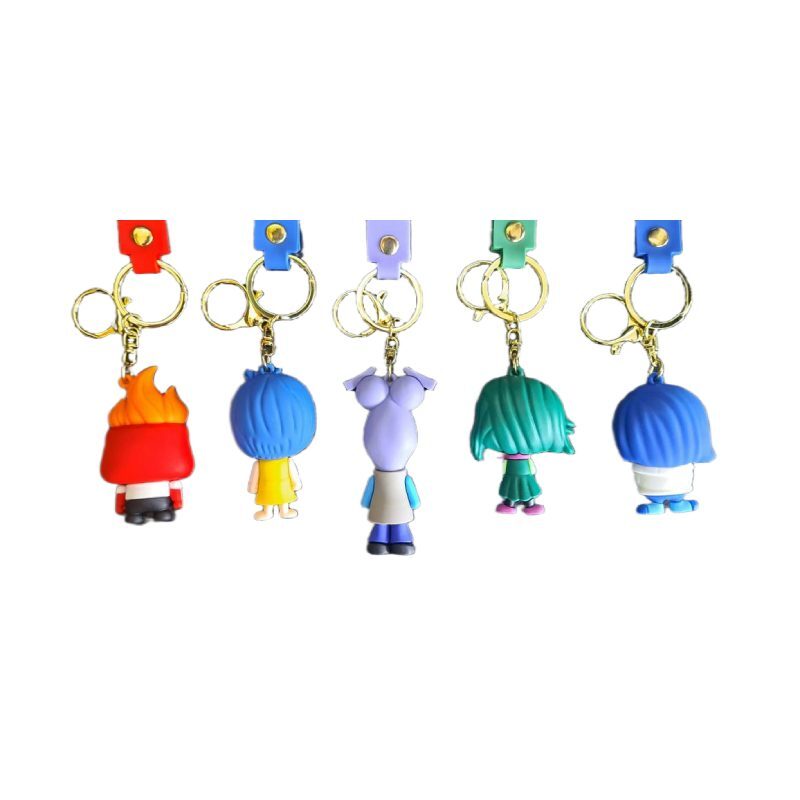 جاکلیدی سیلیکونی طرح Inside Out بسته 5 عددی