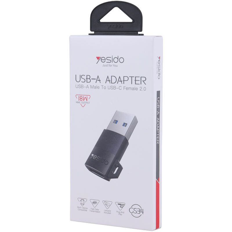 تبدیل OTG تایپ سی به USB یسیدو GS34