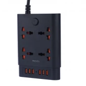 چند راهی 4 خانه یسیدو MC08 با کابل 1.88 متری + شارژر USB