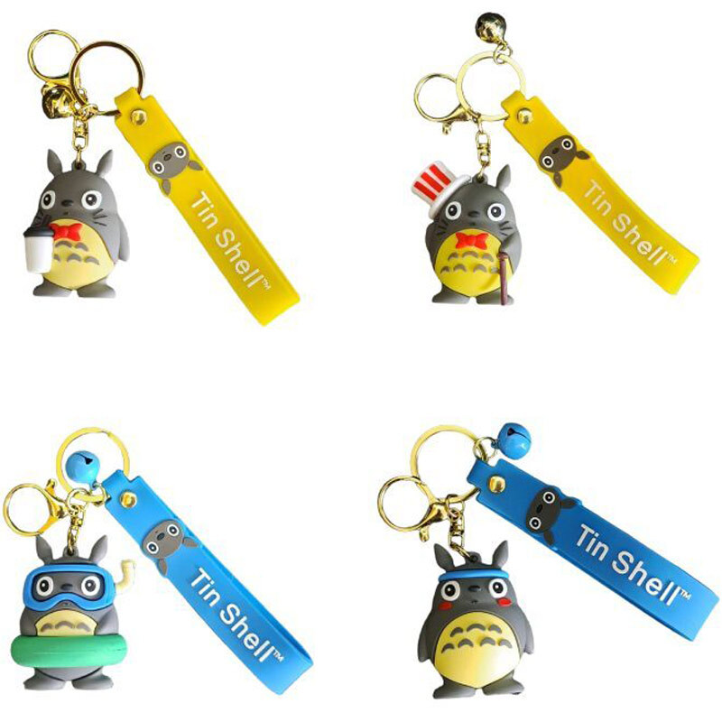جاکلیدی سیلیکونی طرح Totoro بسته 4 عددی