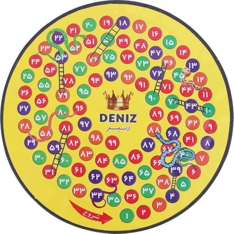 بازی فکری منچ و مارپله Deniz