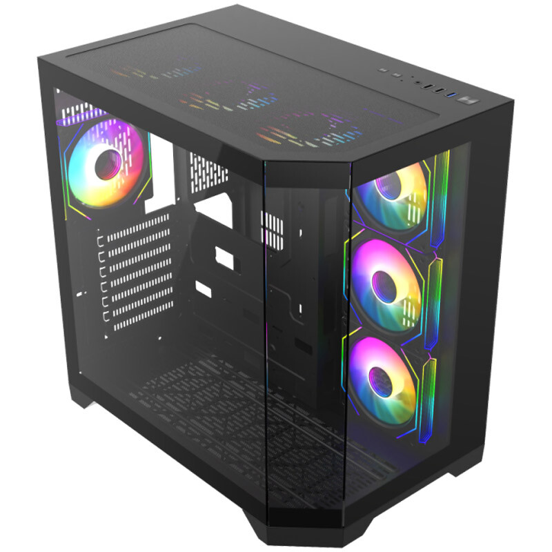 کیس کامپیوتر گیم مکس GameMax HYPE-A Black