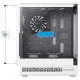 کیس کامپیوتر گیم مکس GameMax Vista COC White