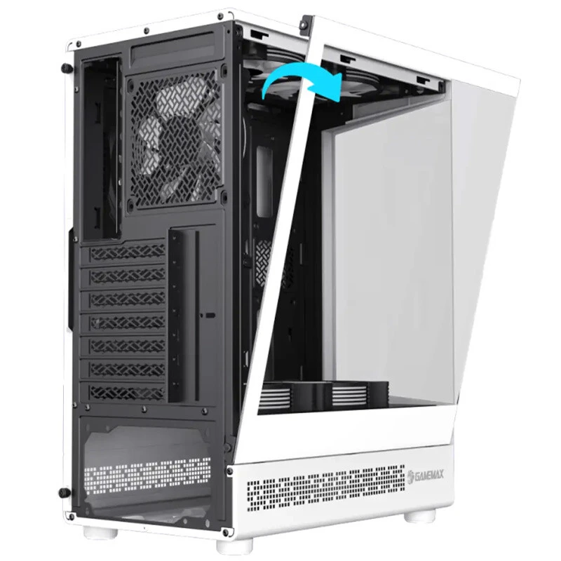 کیس کامپیوتر گیم مکس GameMax Vista COC White