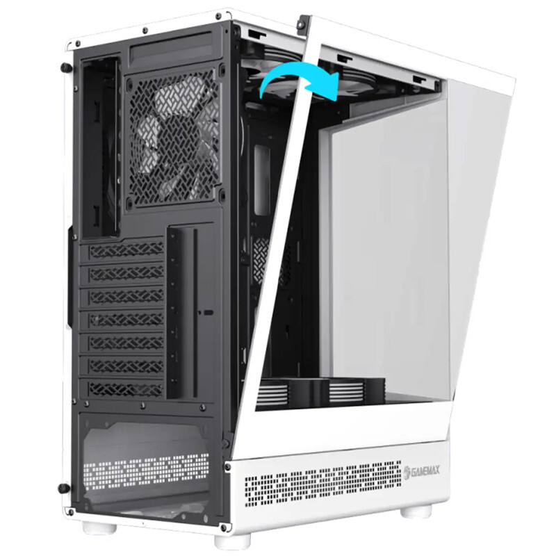 کیس کامپیوتر گیم مکس GameMax Vista COC White