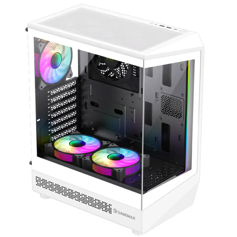 کیس کامپیوتر گیم مکس GameMax Vista COC White