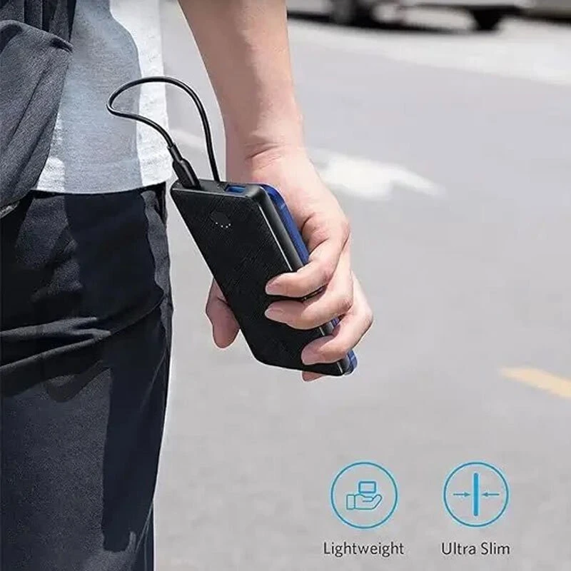پاور بانک فست شارژ انکر PowerCore Slim Essential A1245 PD 20W ظرفیت 10000 میلی آمپر ساعت