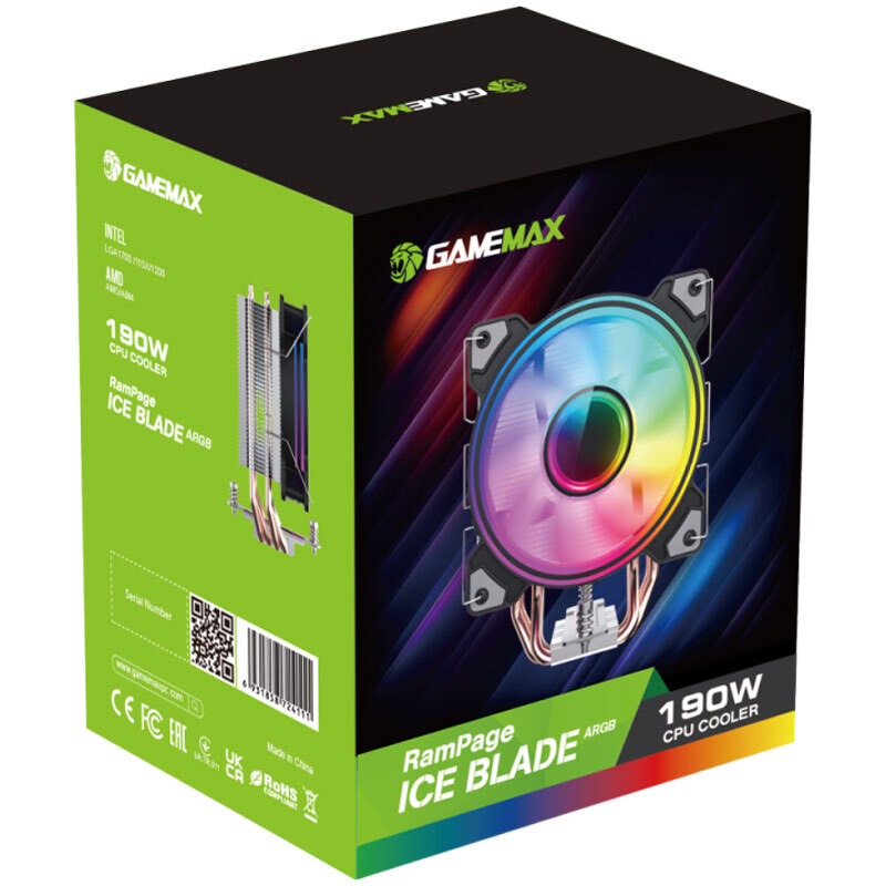 خنک کننده پردازنده گیم مکس Ice Blade ARGB