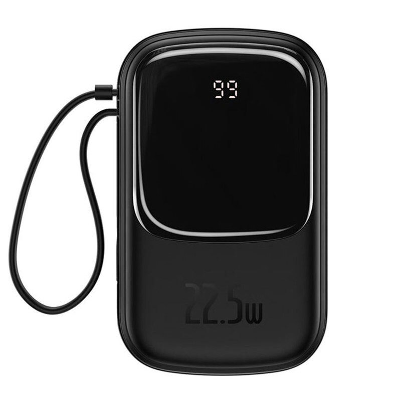 پاور بانک فست شارژ باسئوس Qpow Pro+ P10067100112 22.5W ظرفیت 10000 میلی آمپر ساعت
